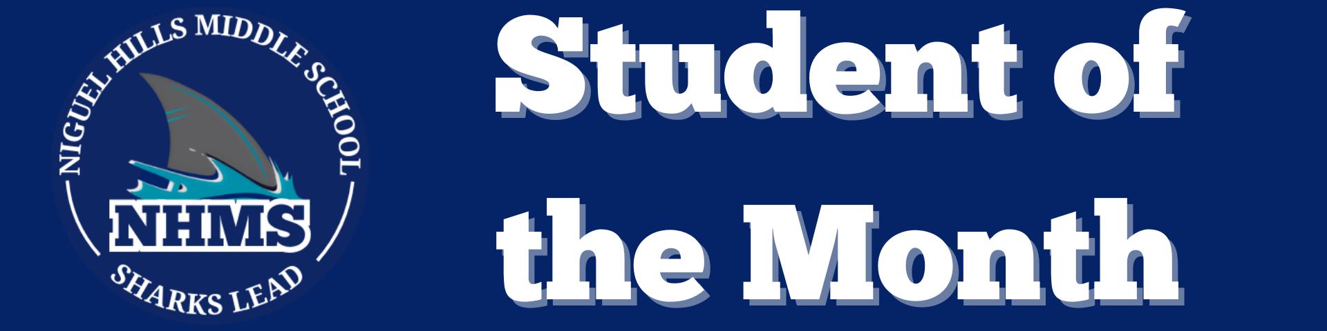 student of the month banner