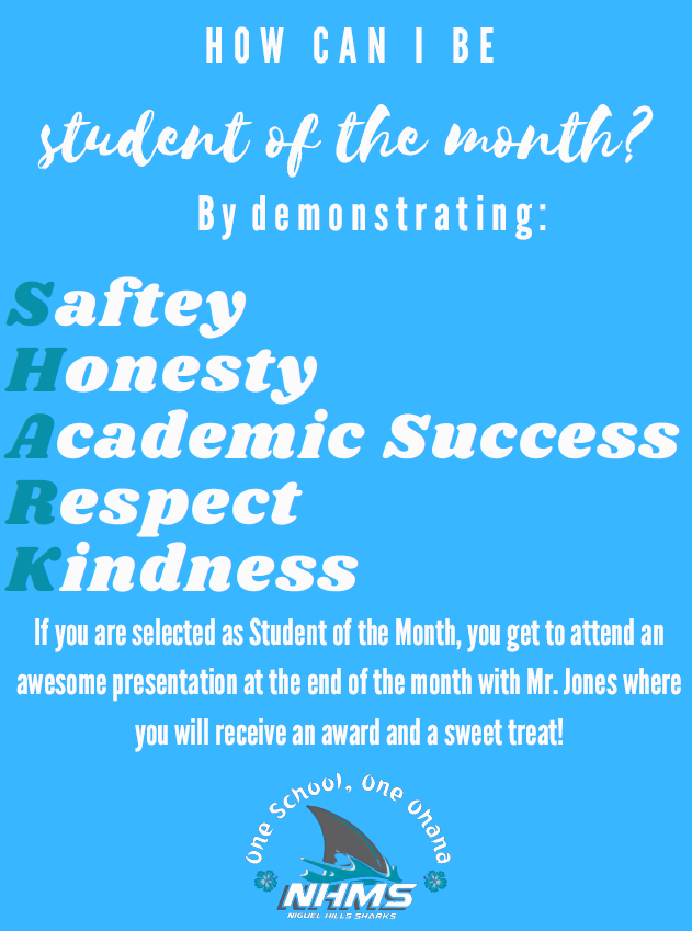 how can i be student of the month